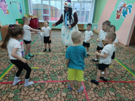 Спортивное развлечение: "Снеговик в гостях у ребят" Спортивное развлечение: "Снеговик в гостях у ребят".